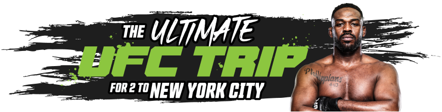 Grand Prize - Ultimate UFC Trip for 2 to NEW YORK City 